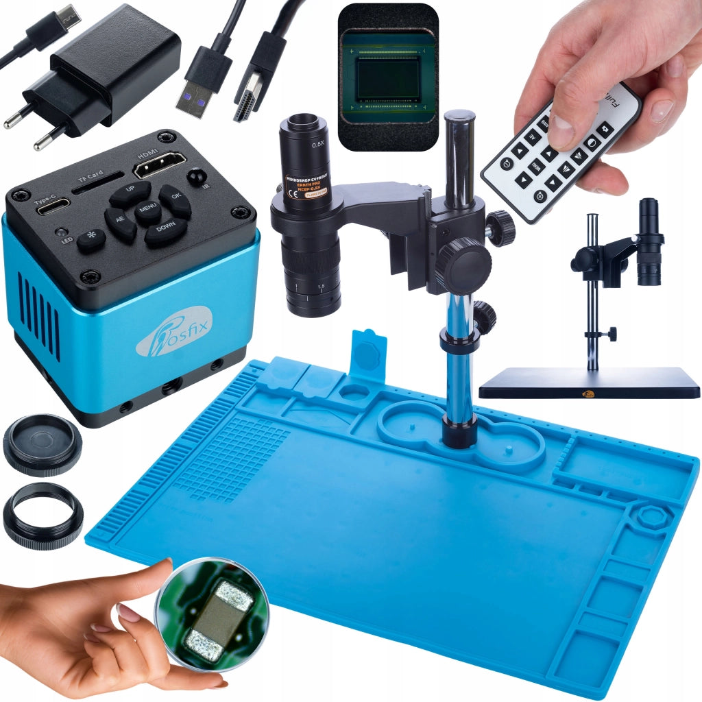 Mikroscopio Digitale Earth Pro MCEP-0.5X con Camera Aquarius PRO KMAP-HDMI-USBC 8