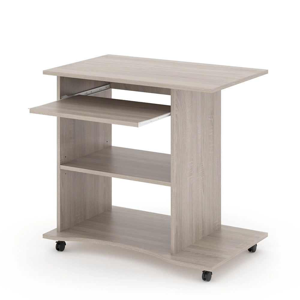 Vicco Scrivania con ruote Sonoma 80 x 50 cm