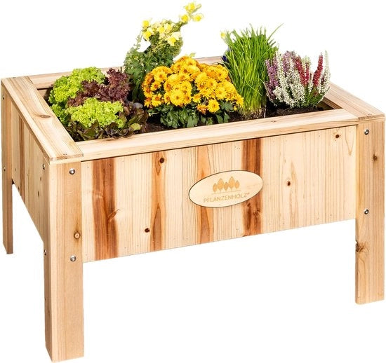 Bloembed elevato in cedro per balcone e giardino