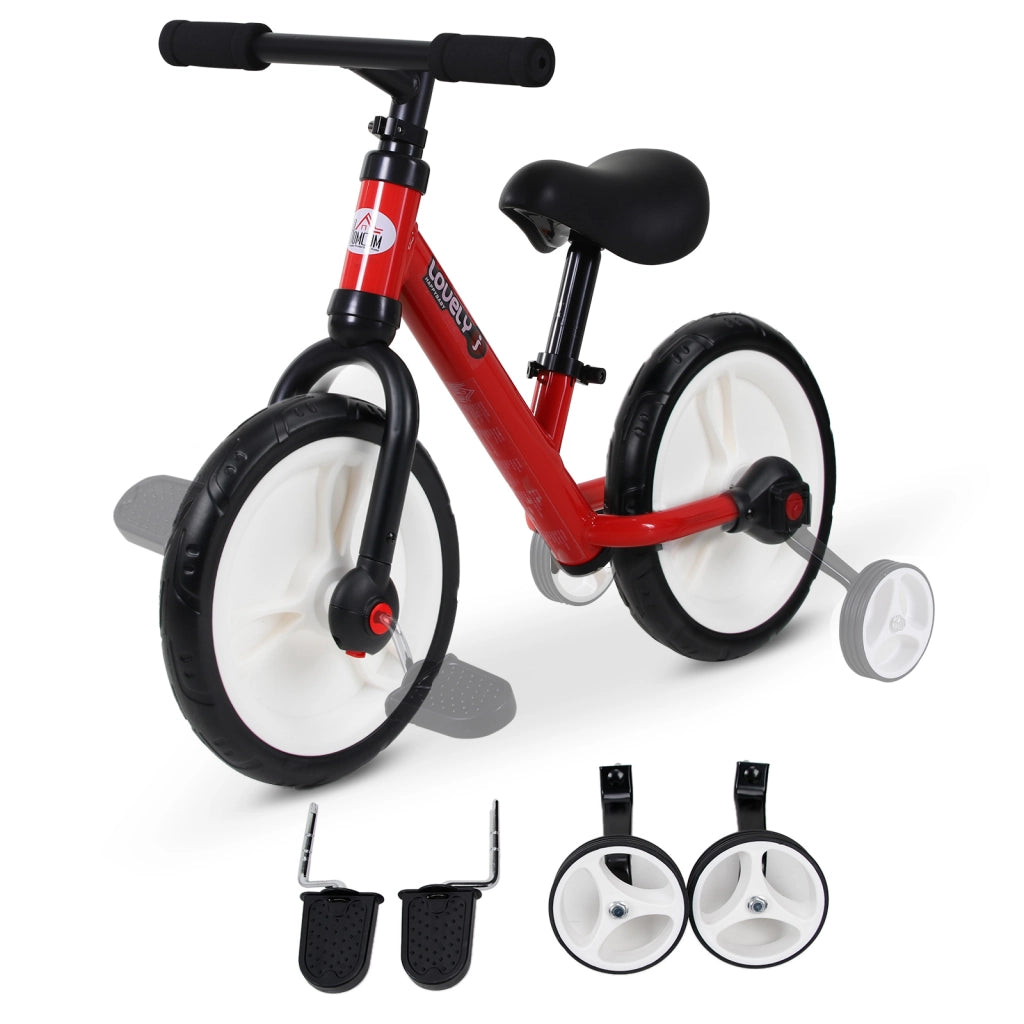 Bicicletta Senza Pedali per Bambini ¨C zephmum ¨C Rosso