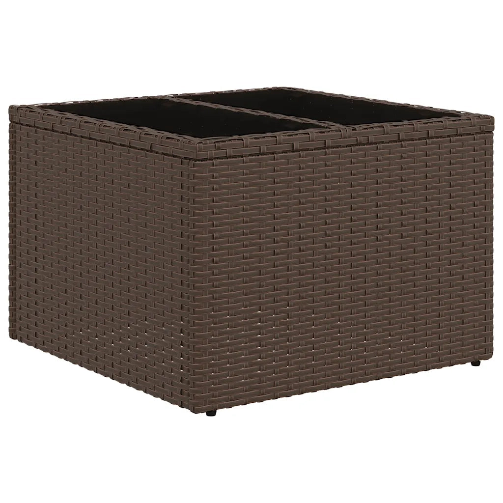 Set Divano da Giardino 6 pz con Cuscini Marrone in Polyrattan 3219902