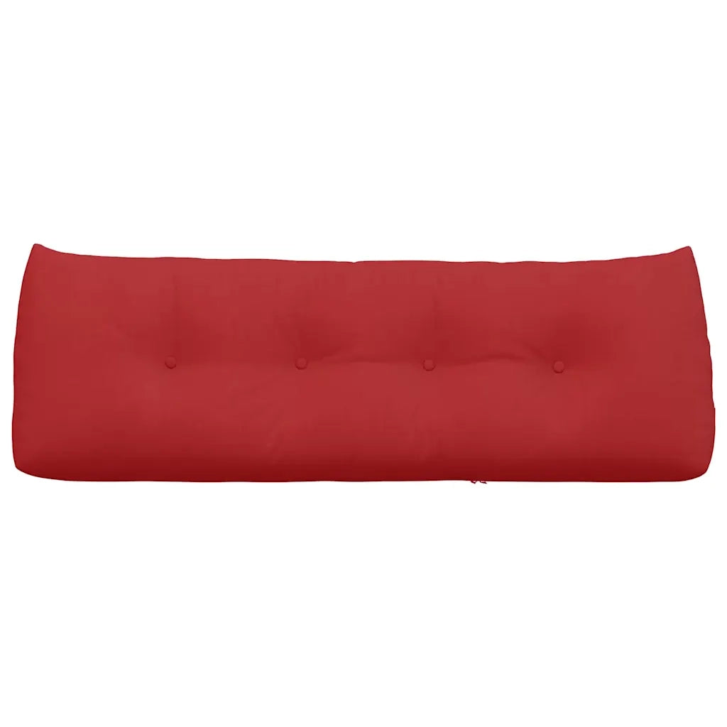 Cuscino per Schiena Rosso 140 x 24 x 50 cm Tessuto 42014511