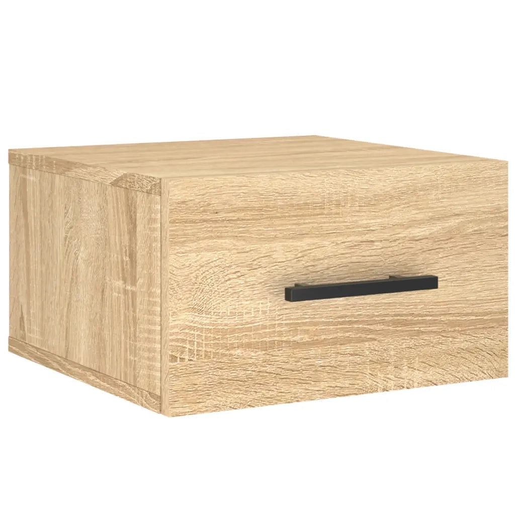 Comodini a Muro 2 pz Rovere Sonoma 35x35x20 cm 829875