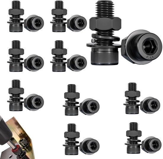 Set di viti a 6 gomiti M8 da 20 pezzi con viti e dadi