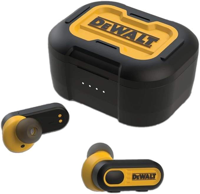 DEWALT True Wireless Ear Buds – Auricolari Bluetooth con Custodia di Ricarica