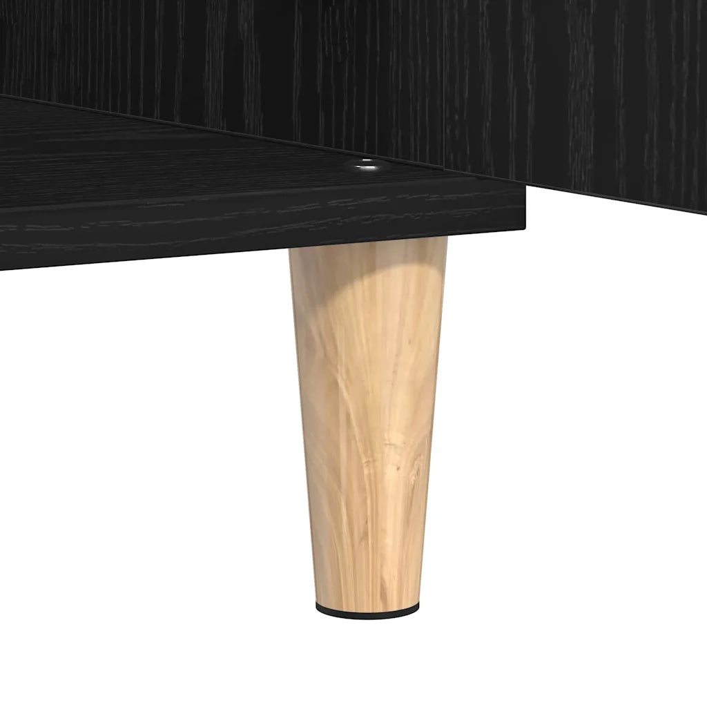 Credenza Rovere Nero 60 x 35 x 70 cm Legno multistrato 862593