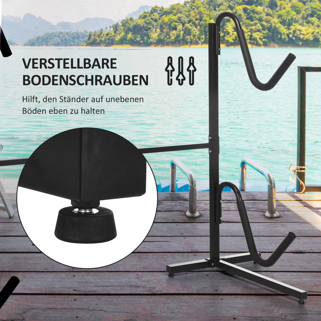 Supporto per Kayak e Paddleboard ¨C Zephmum ¨C Metallico, Regolabile 144-180 cm