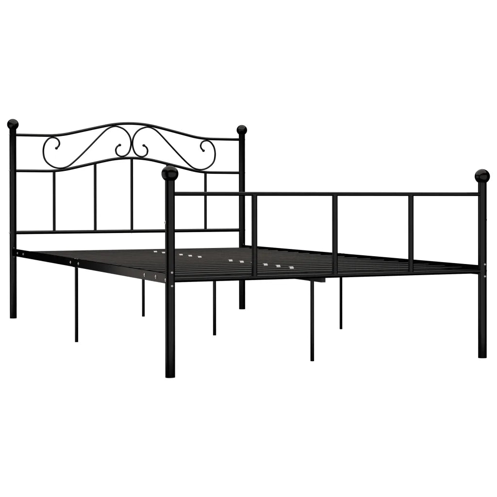 Giroletto Nero in Metallo 160x200 cm 284527