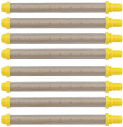 Filtro a mesh 100 - 8 pezzi - Acciaio inossidabile - Plastica - Idoneo per macchine di aspersione senza aria - Lunghezza 102 mm - Filtro a lama di aspersione