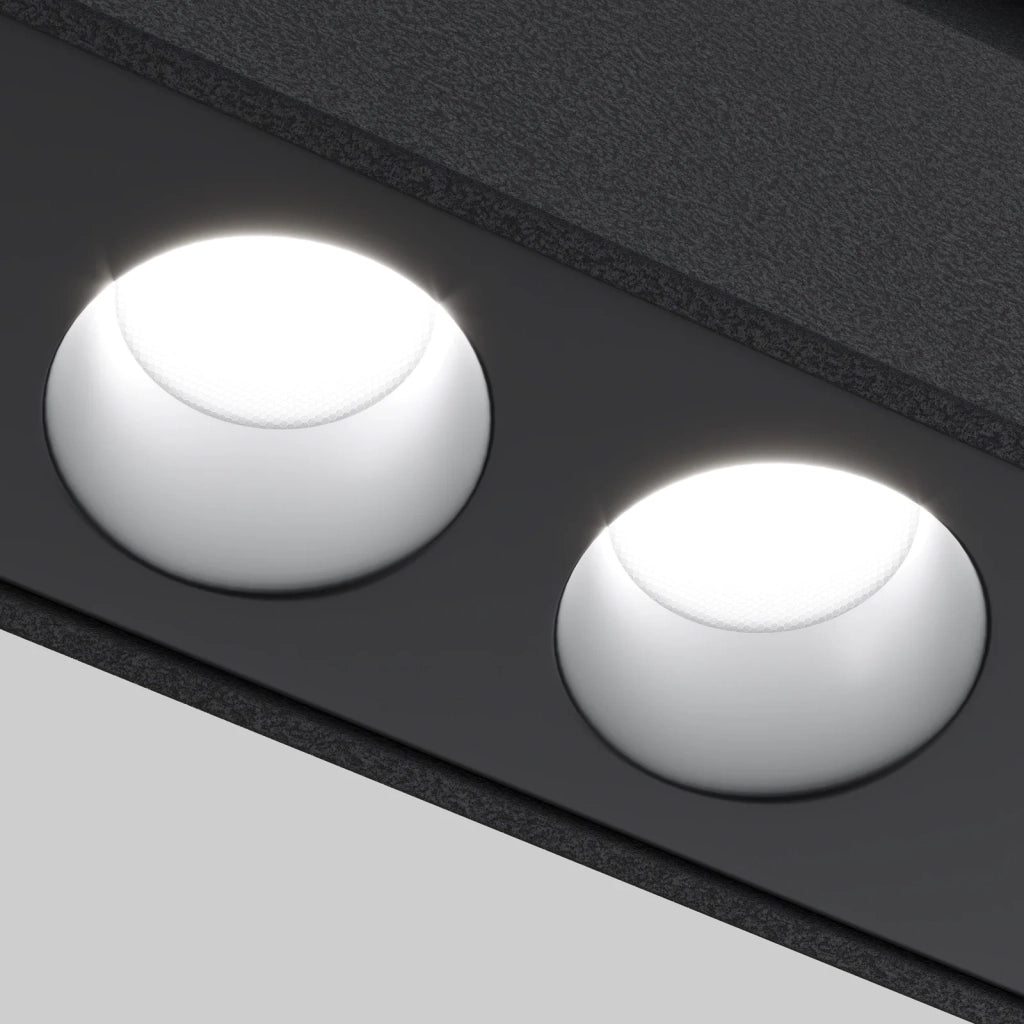 Lampada Binario Binario Points Alluminio Nero Led Integrato 12W Ip20 Dimmerabile