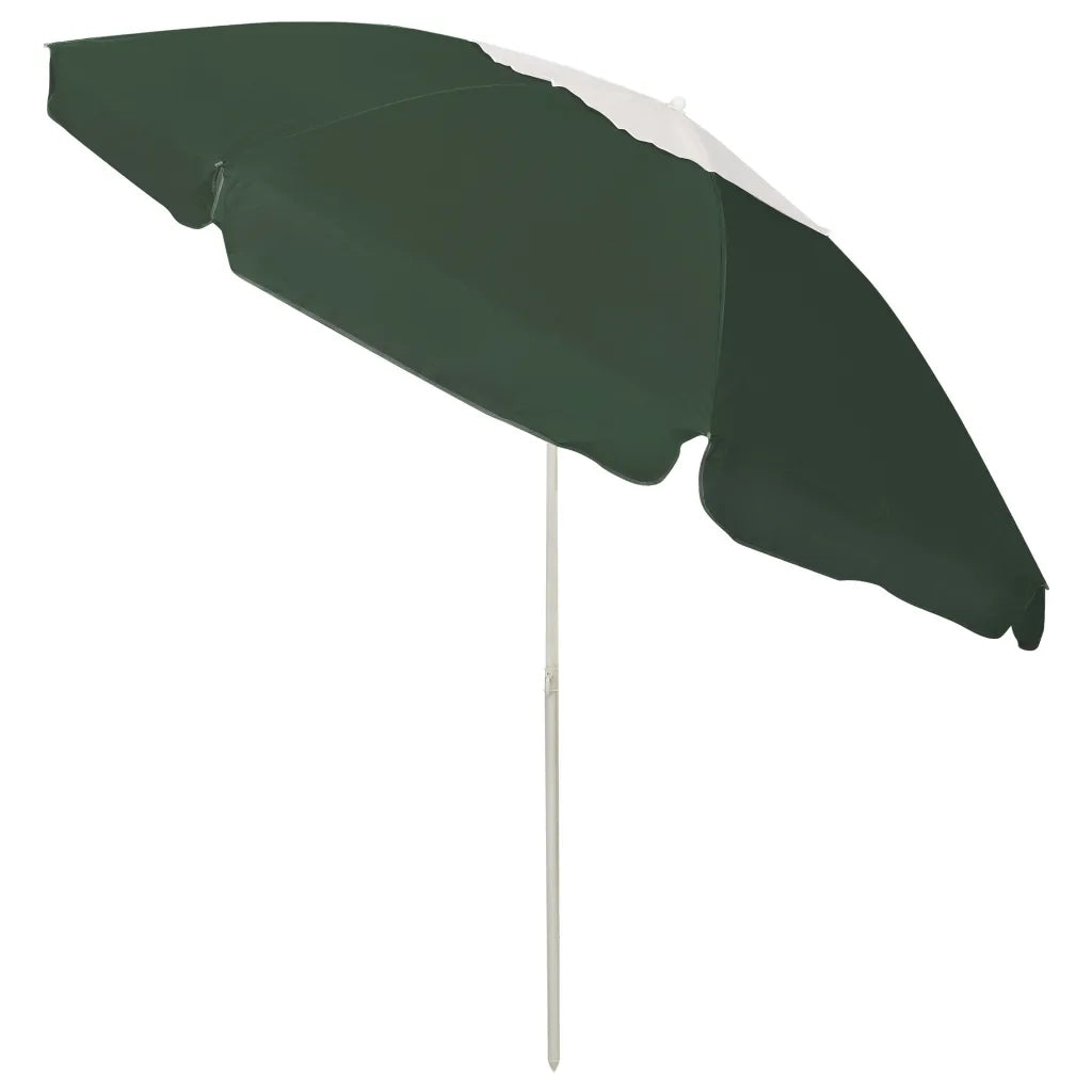 Ombrellone da Spiaggia Verde 240 cm 314713