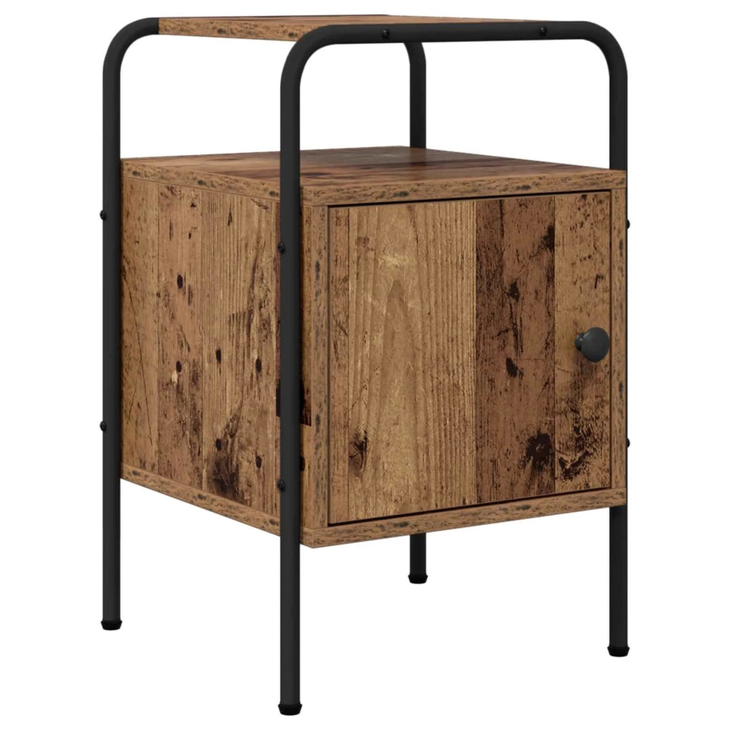 Armadio da Notte 2 pz Legno antico Legno ingegnerizzato 8007596