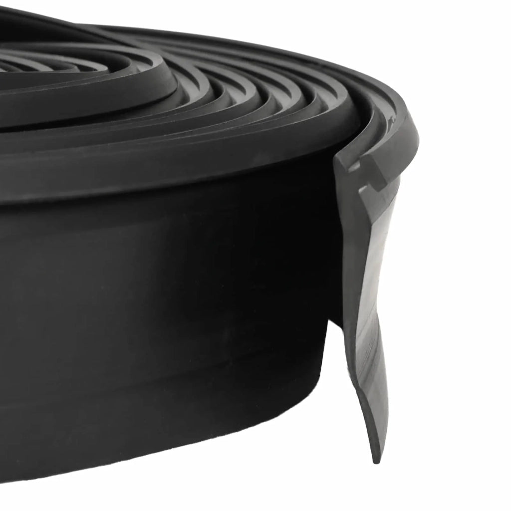 Sigillo Porta Garage Nero 52 x 2 mm 5,5 m PVC 42038306