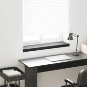 Soglia della Finestra Nero con Venature del Legno PVC 42046846