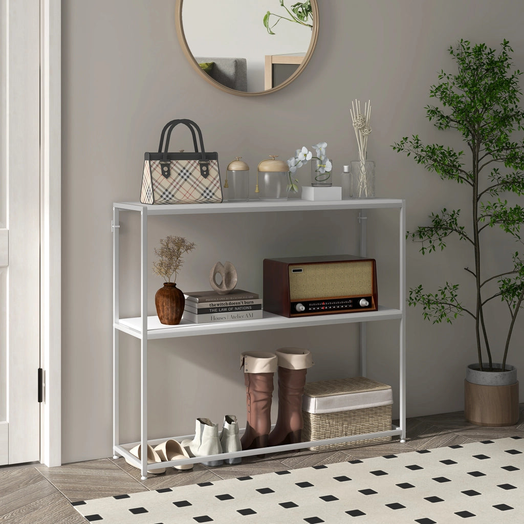 Tavolo console ¨C Minimal ¨C bianco 100x30x87