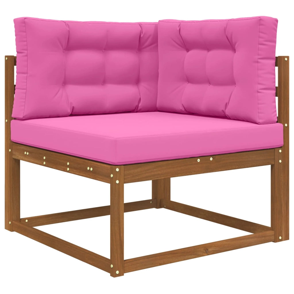 Cuscino per divano da esterno 3 pcs Rosa Poliestere 900895
