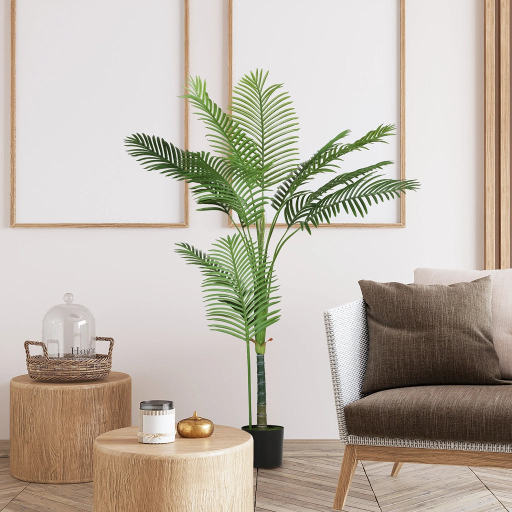 Palma artificiale con vaso ¨C Minimal ¨C 150 cm verde