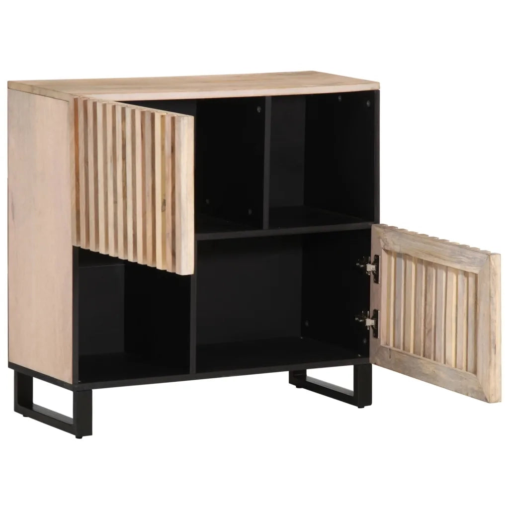 Credenza 80x34x75 cm in Legno Massello di Mango 377572