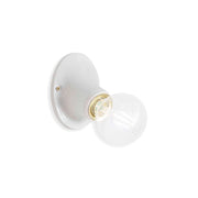 Applique Classica Trieste Bianco Lucido 1 Luce E27