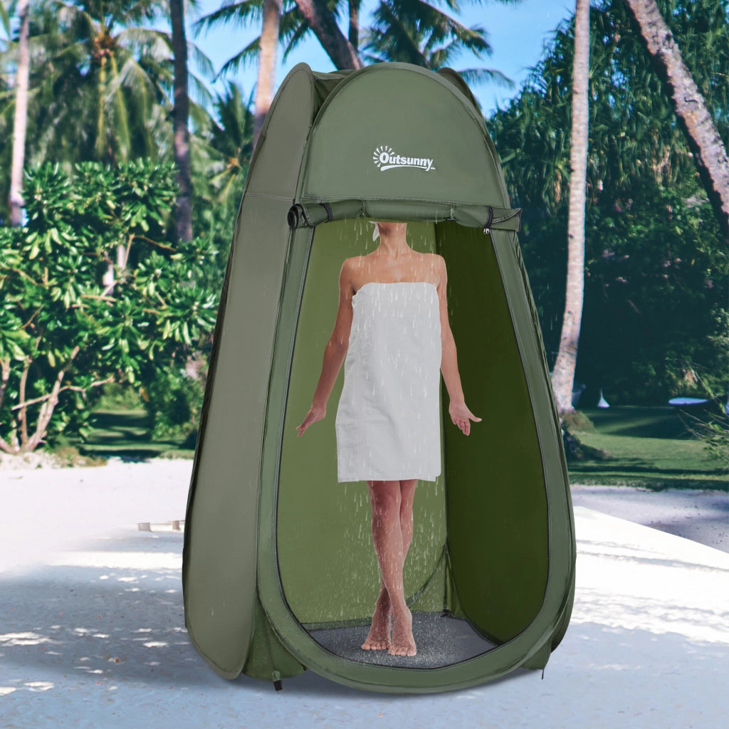 Tenda Doccia Portatile Pieghevole ¨C Minimal ¨C Verde