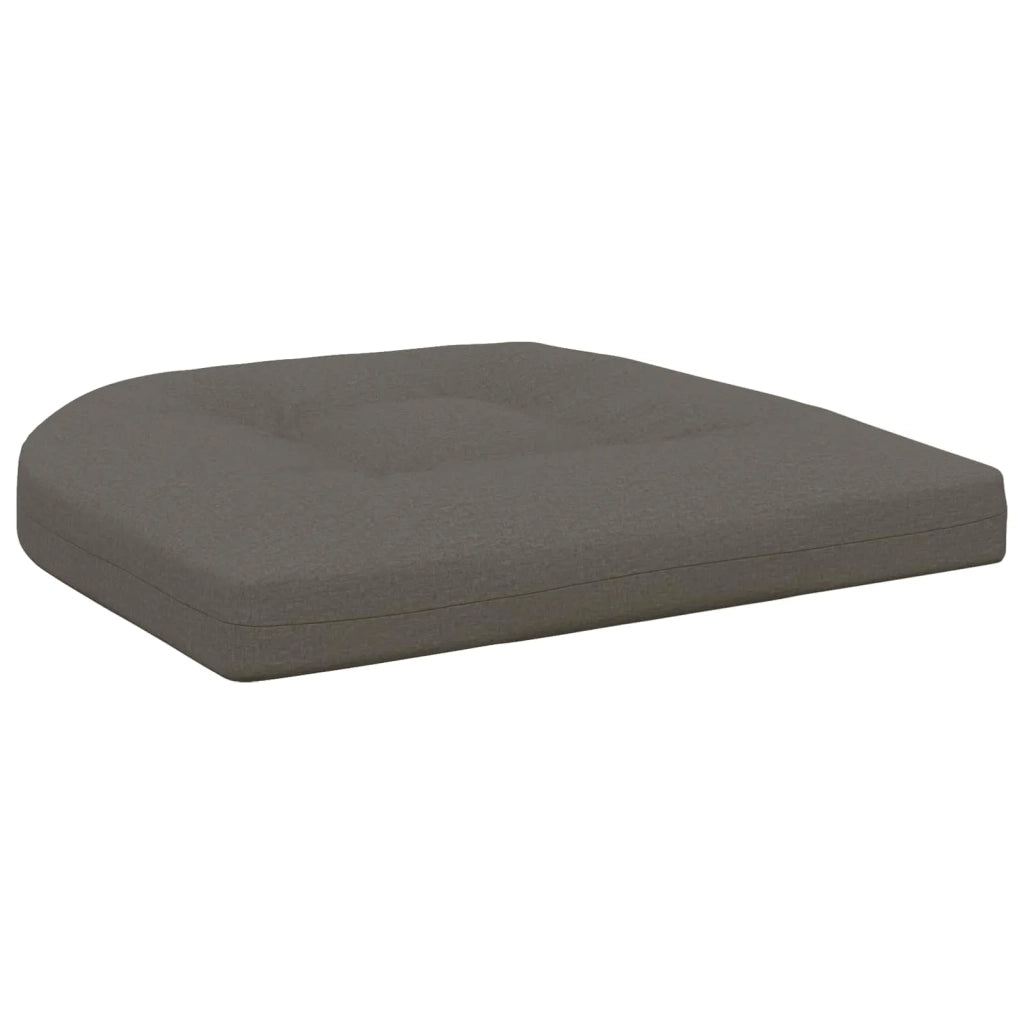 Cuscini per Sedia in 4 Pezzi 4 pz 100% Poliestere Grigio 945291