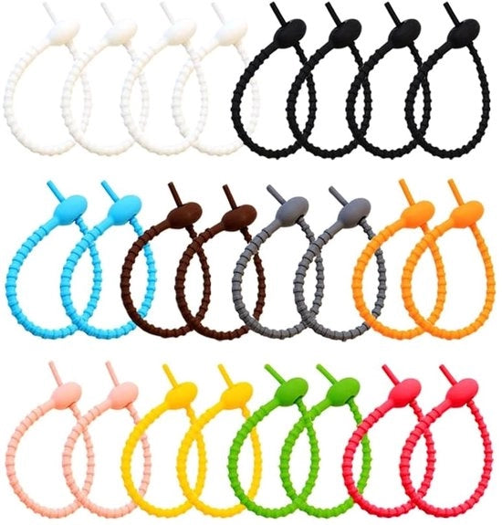 Cavi elettrici isolanti - Multifunzionali e Colorati - 24 pezzi