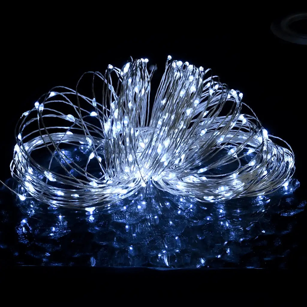 Stringa LED con 150 Luci LED Bianco Freddo 15 m CFW5650497