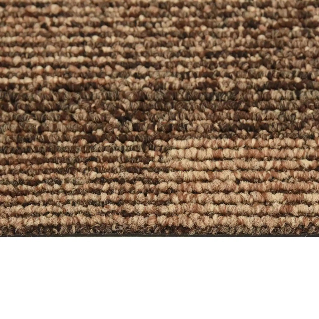 Moquette per pavimenti 20 pcs Marrone 50 x 50 cm PP 42046765
