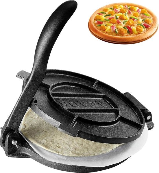 Tortilla pers per 255 cm gietijzer con carta pergamena - argento