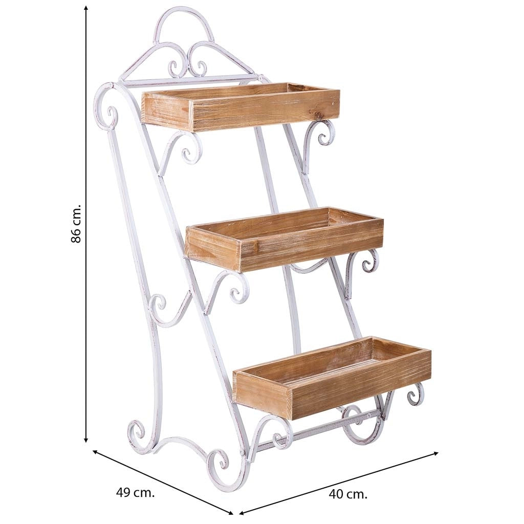 Scaffale marrone, 40x49x86h cm
