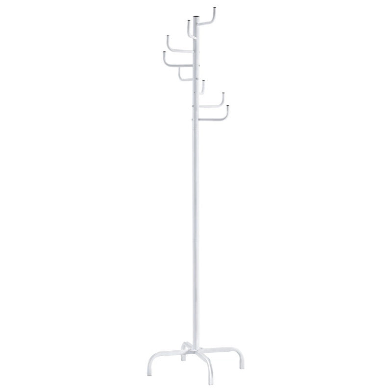 Appendiabiti Jeff In Metallo Bianco Dimensione 50x50x176cm