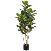 Pianta artificiale decorativa di quercia verde 60x60x128