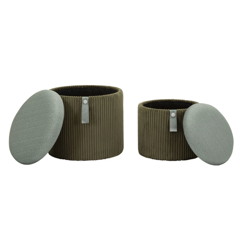 Pouf VKH719, Verde, MDF, 38x38x38 cm