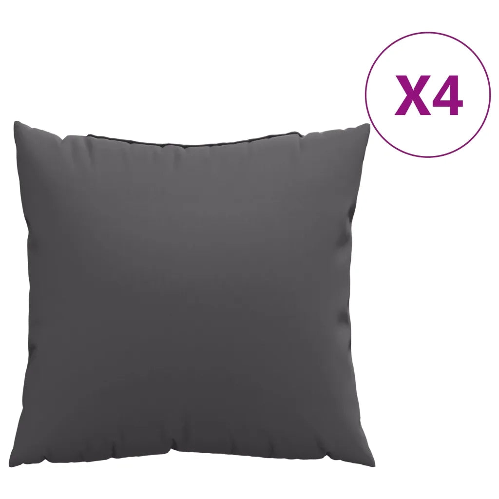 Cuscini per Divano 4 pz | Cuscini per sedie Antracite 50x50 cm in Tessuto