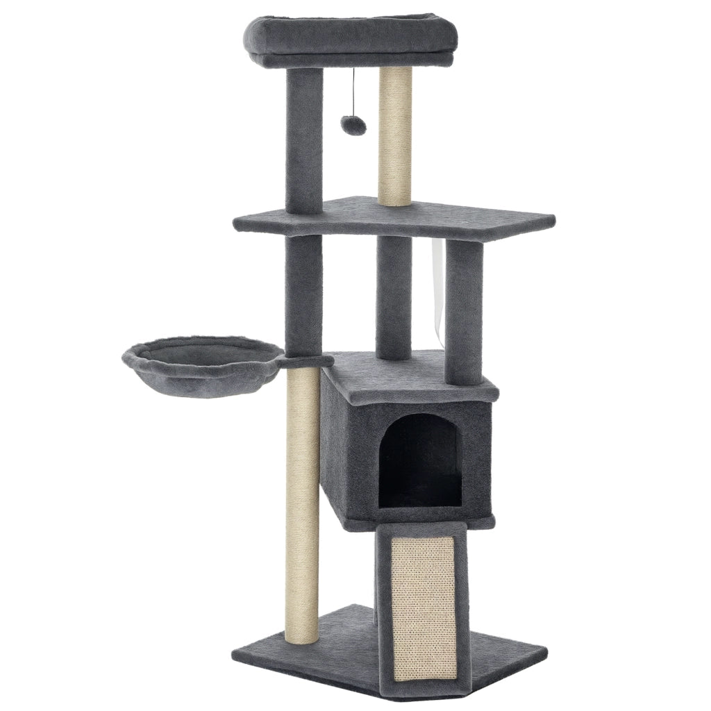Arbre ¨¤ chat con griffoir, gioco e piattaforme ¨C zephmum ¨C grigio