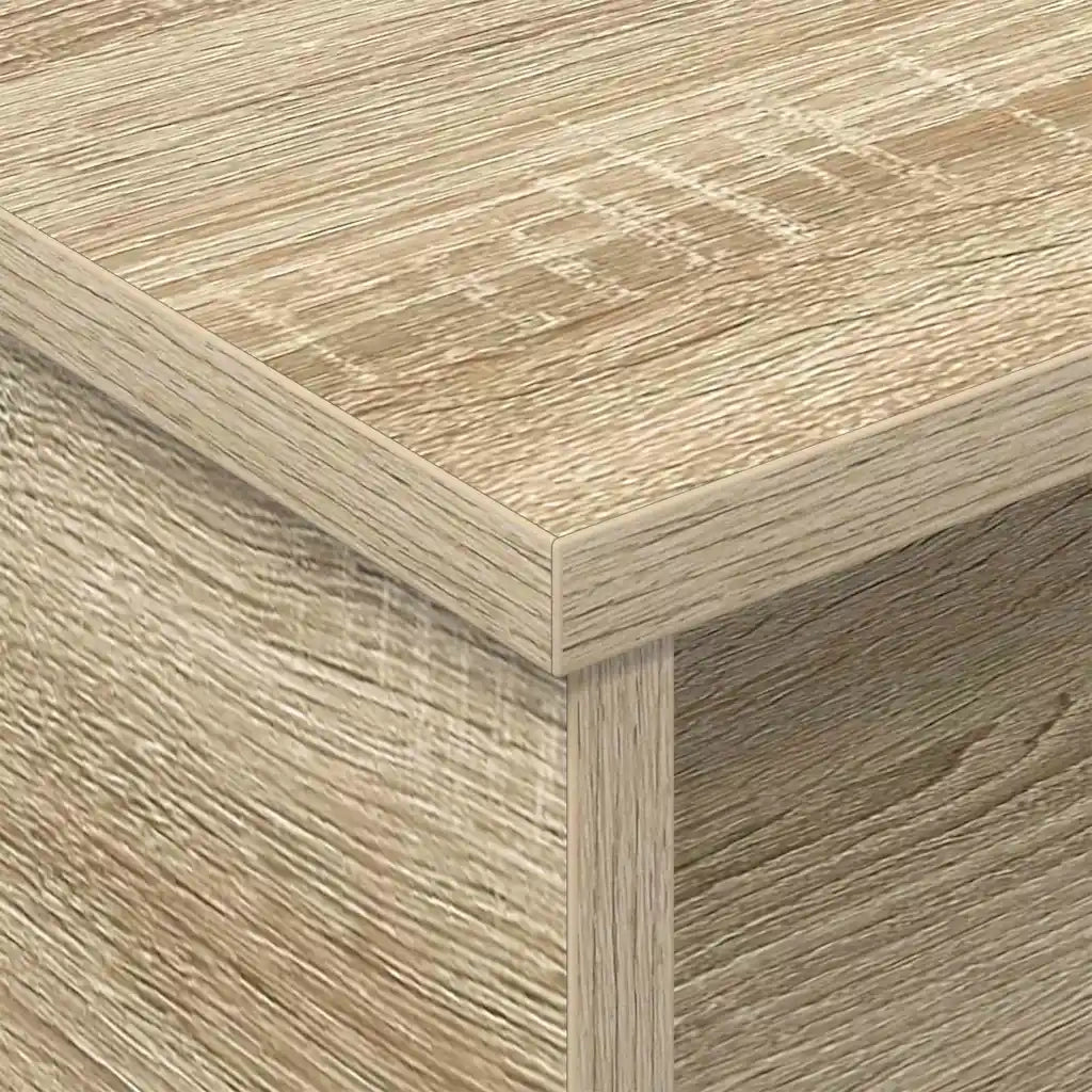Set di 2 Comodini | Armadio da Notte | Mobiletto da notte Rovere Sonoma 40 x 31 x 15 cm Legno multistrato