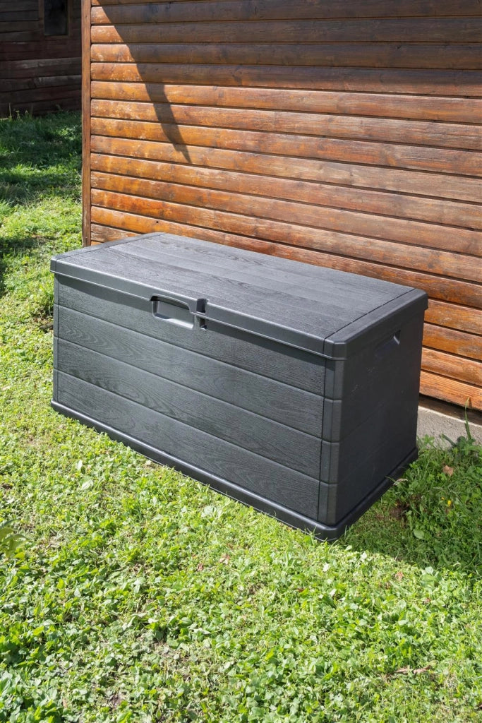 MAURY'S BAULE CASSAPANCA ANTRACITE ALPHA 340 LT DA ESTERNO IN RESINA 118X59XH57 CM