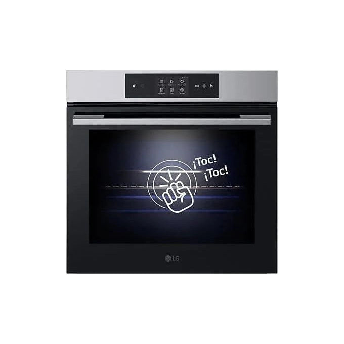 LG forno da incasso elettrico ventilato, 76 litri, multifunzione grill, classe A++, Wi-Fi, 60 cm, acciaio inossidabile nero, WS9D7651WS