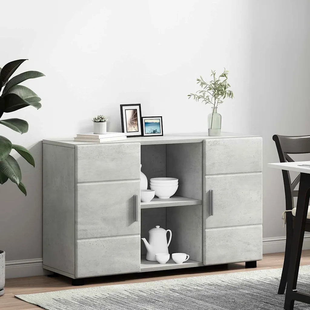 Credenza con porta FLORIN Grigio cemento 88,5 x 30,5 x 55,5 cm 880294