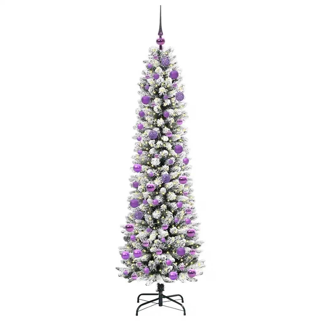 Albero di Natale artificiale con 300 LED Bianco 180 cm 3396111