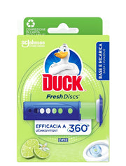 DUCK FRESH DISC WC BASE E RICARICA DA  6 PZ MARINE E LIME