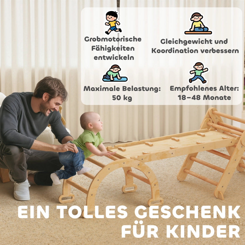 Gioco per bambini 7 in 1 ¨C Minimal ¨C legno, pieghevole