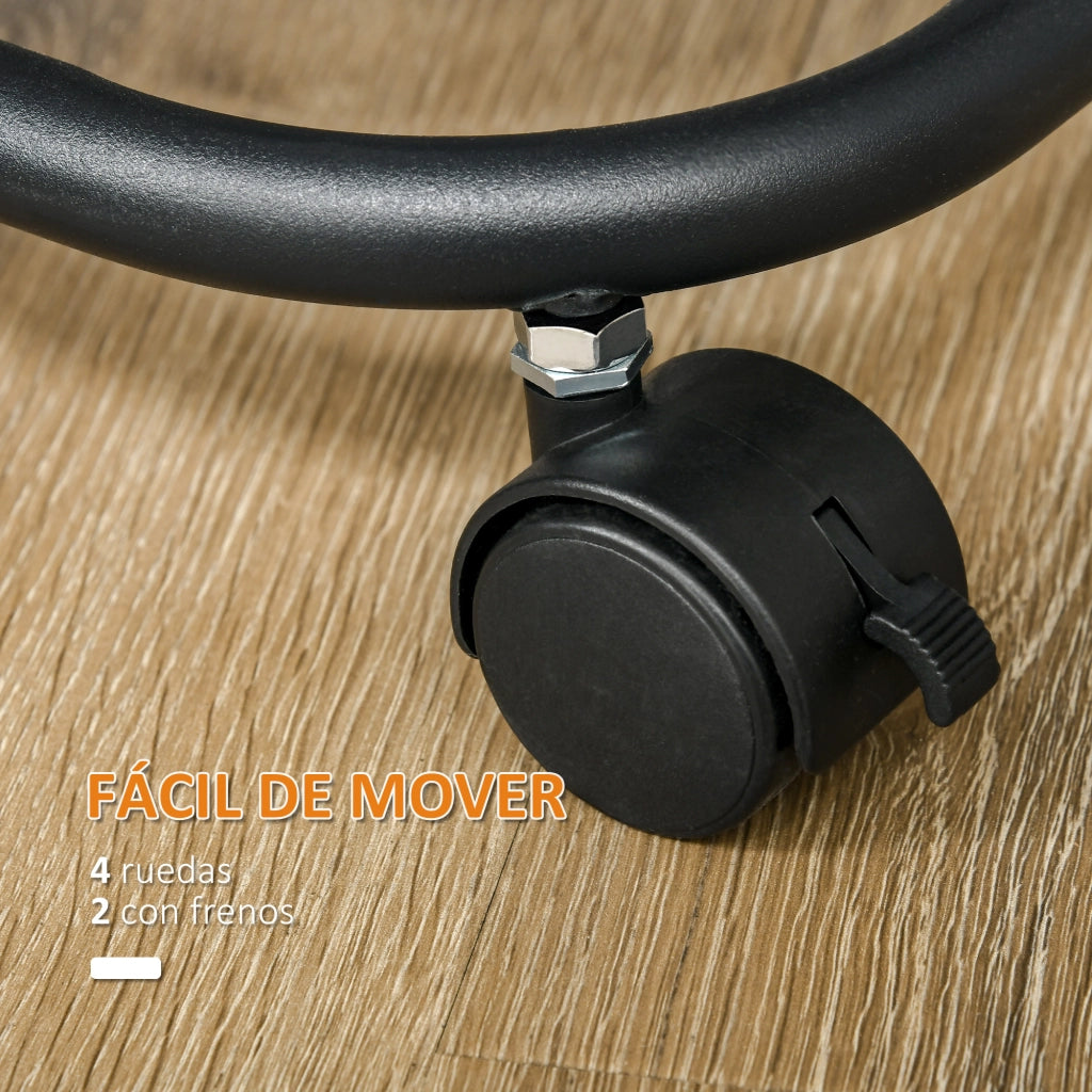 Carrello Multilivello con Cestelli ¨C Minimal ¨C 33x33x77 cm Nero