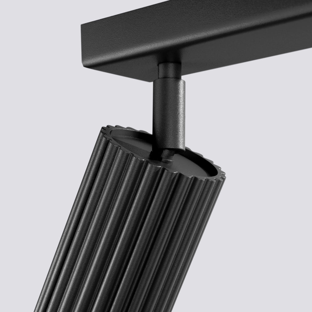 Lampada da soffitto KARBON 2 nero
