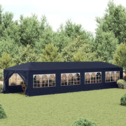 Gazebo da Giardino 3x12 m Blu