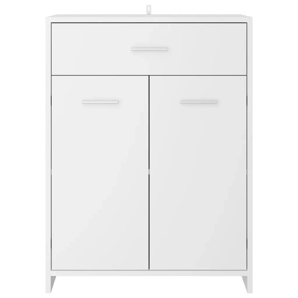 Set Mobili da Bagno | Armadio da bagno 4 pz Bianco