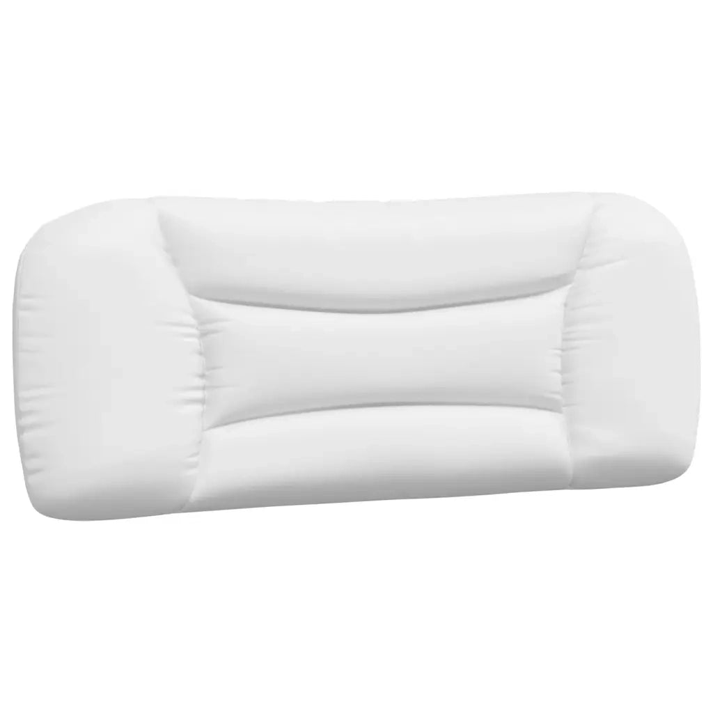 Letto con Materasso Hvar Bianco e Nero 100x200 cm in Similpelle