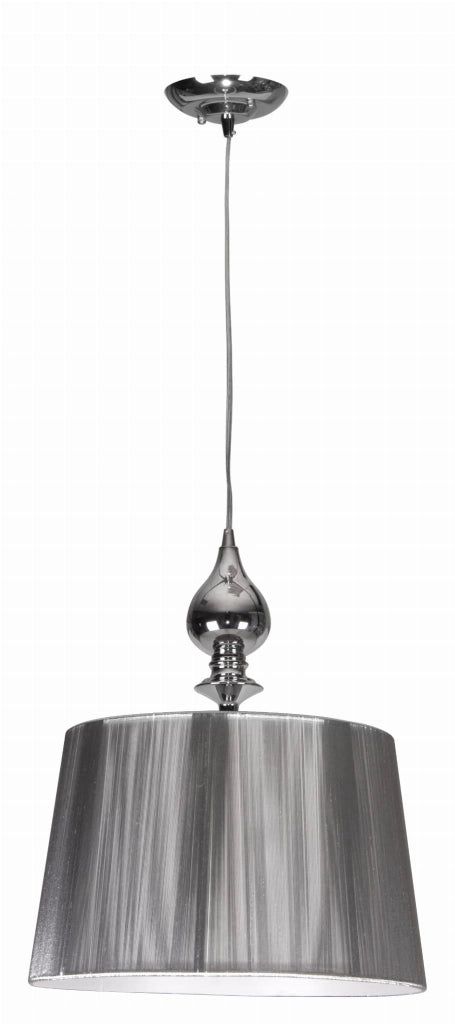 Lampada a sospensione Candellux Gillenia Ø35 cromo E27