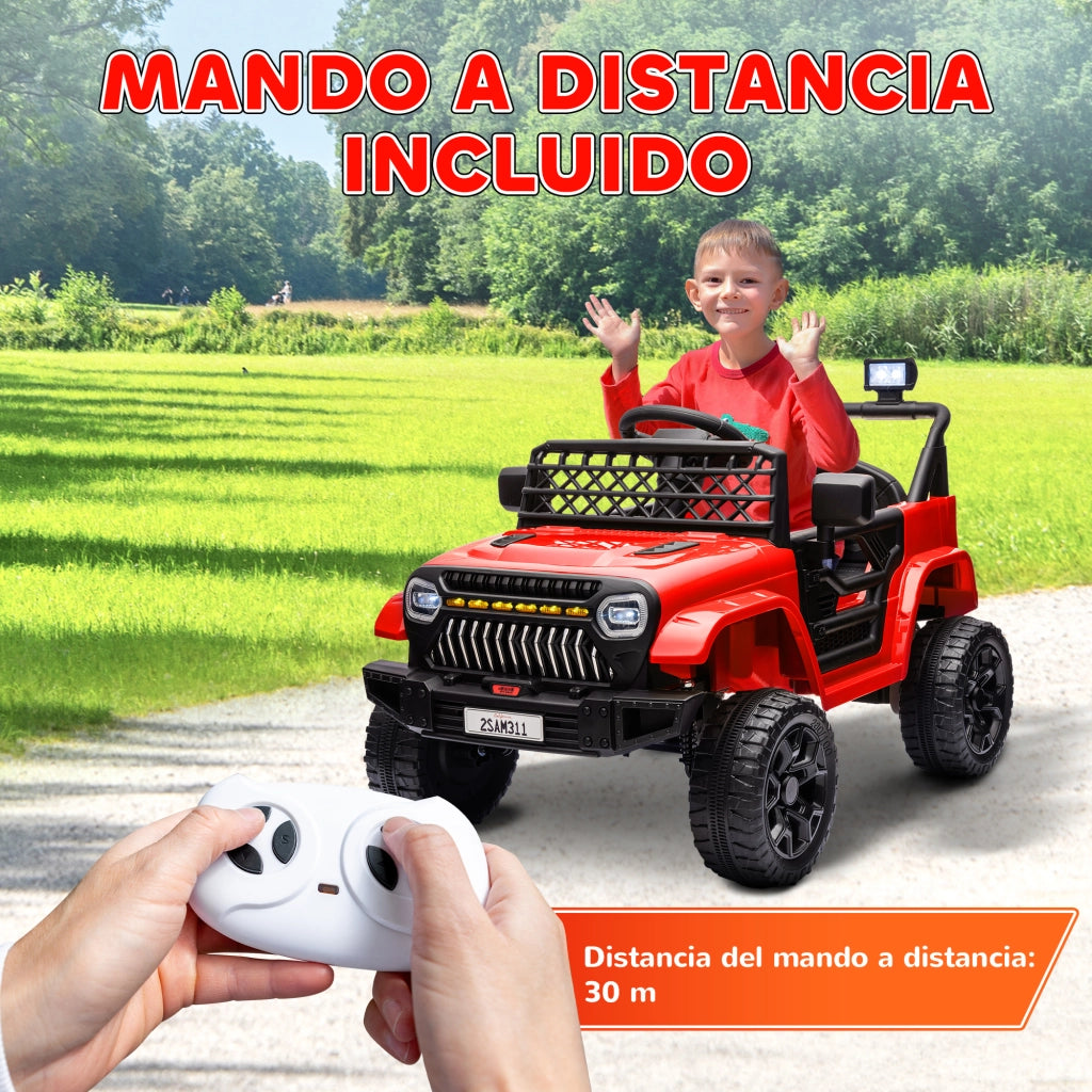 Auto Elettrica per Bambini con Telecomando ¨C Minimal ¨C Rosso