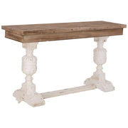 Mobile da ingresso in legno marrone, 150x45x86 cm (altezza)